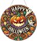 Diamond Art Hanging Kit – Happy Halloween | DIY Acrylic Rhinestone Window & Wall Pendant Kit (Happy Halloween)